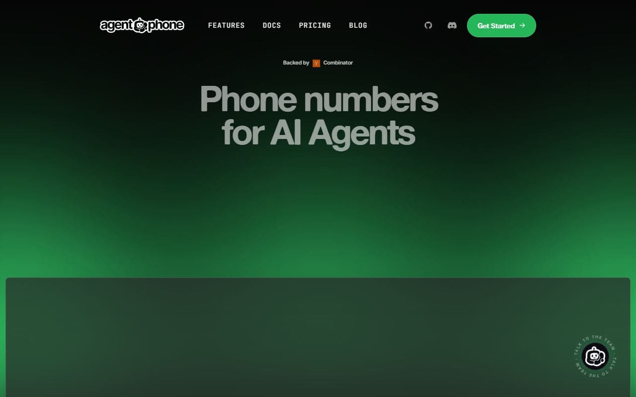 AgentPhone - API-driven phone calling and telephony layer for autonomous AI agents.