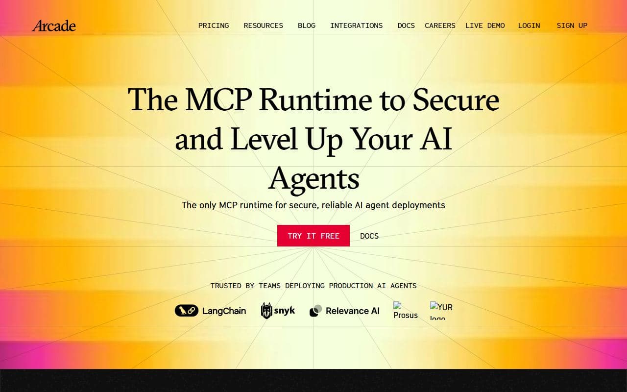 Arcade - Tool-calling platform that connects agents to thousands of enterprise tools with authorization and i