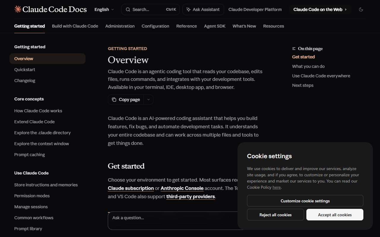 Claude Code - Anthropic coding agent that runs in the terminal and works with repositories, files, tools, and deve