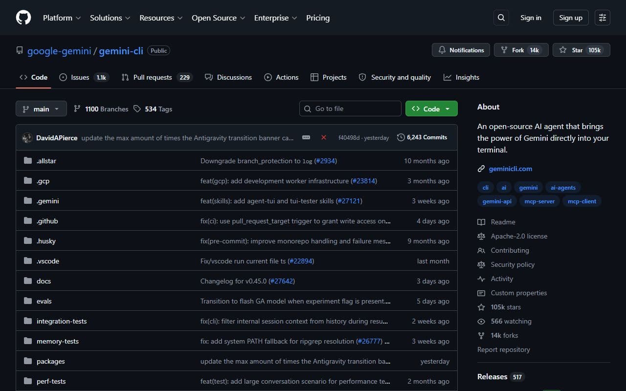 Gemini CLI - Open-source command-line AI agent from Google for file operations, shell commands, and grounded soft