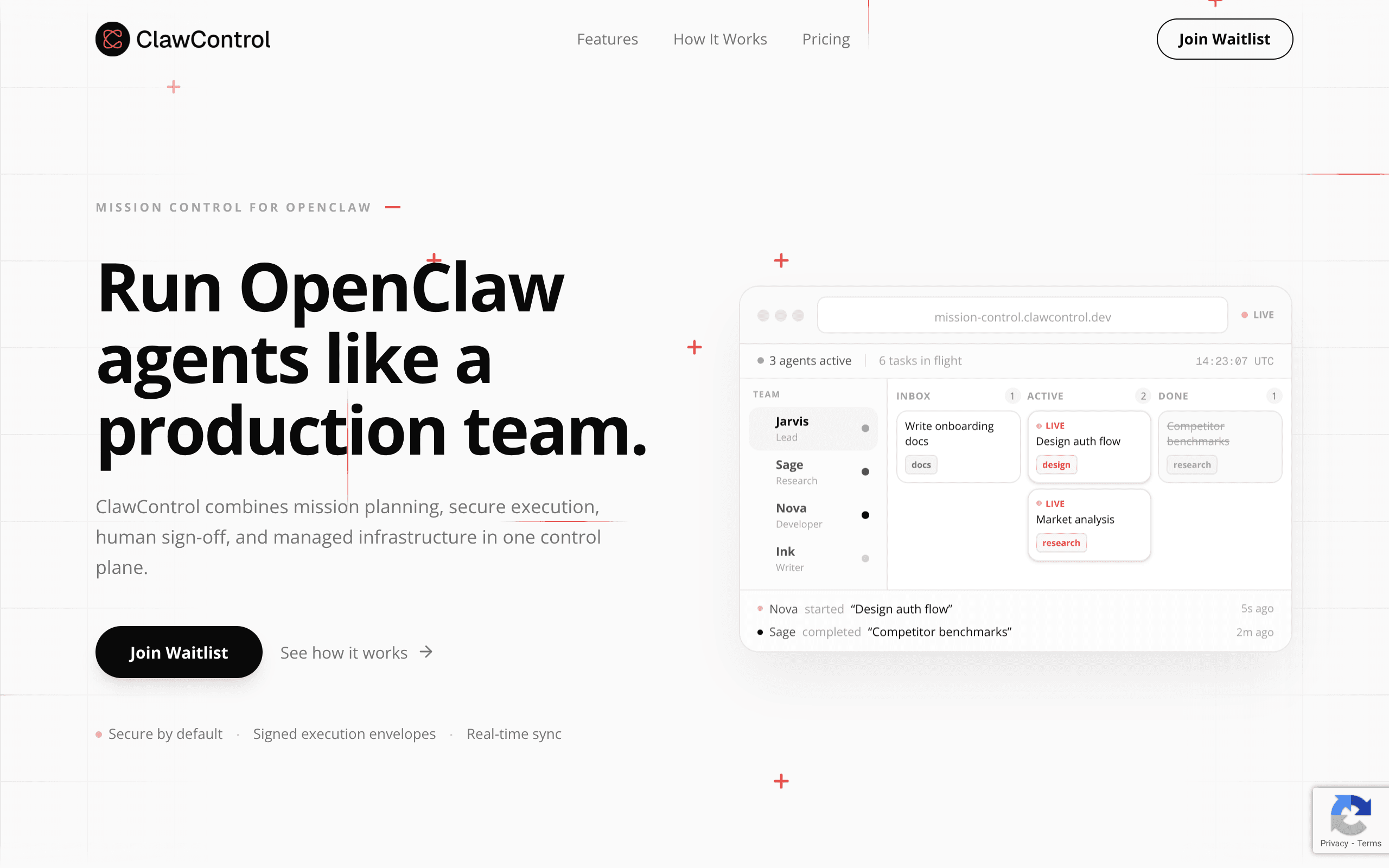 Screenshot of ClawControl - PRODUCTIVITY tool built with OpenClaw