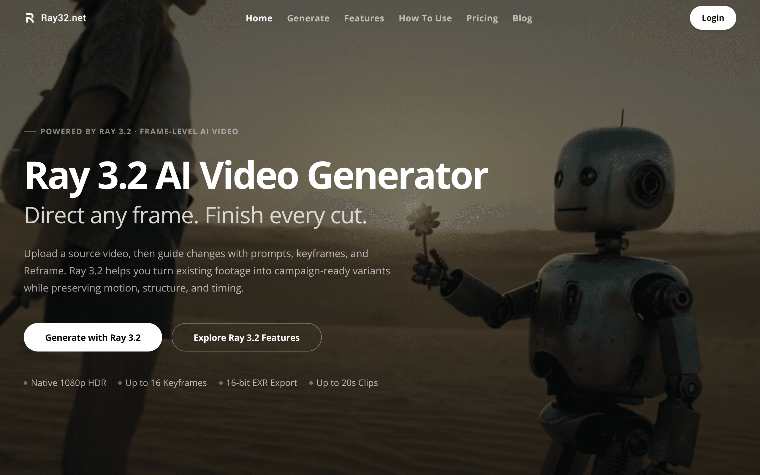 Ray 3.2 AI preview