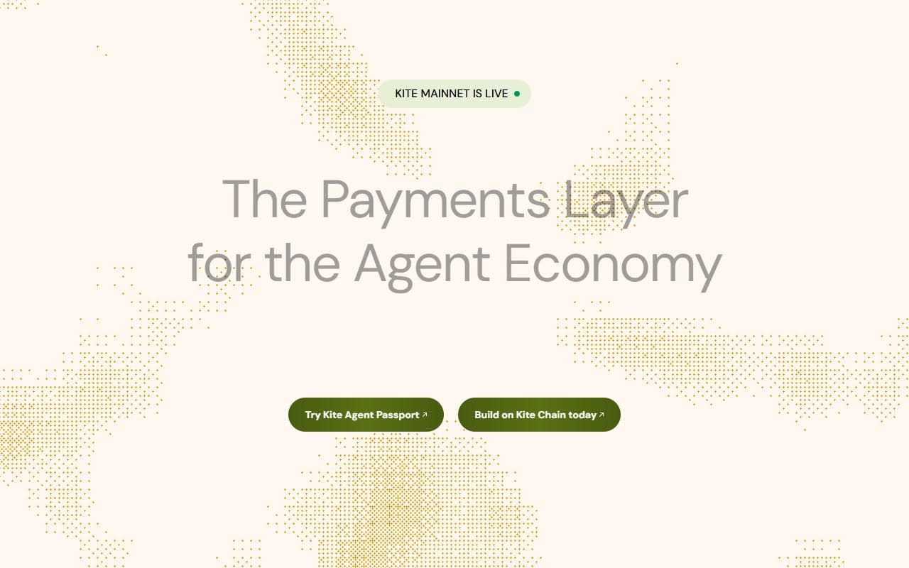 Kite - Identity, governance, and stablecoin payment rails for agentic payments and machine-to-machine trans