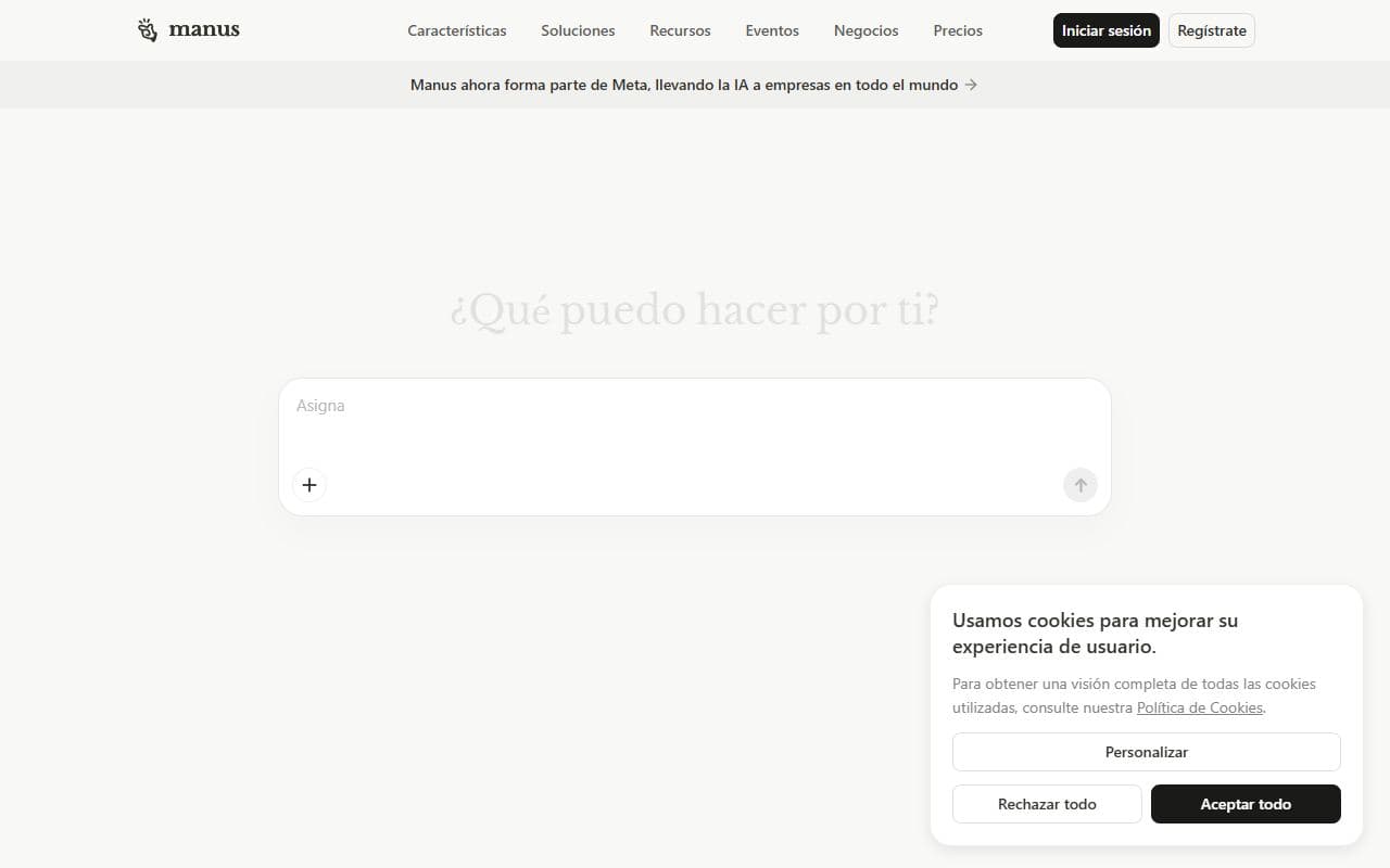 Manus - General-purpose AI agent for planning, browsing, research, document work, task execution, and multi-