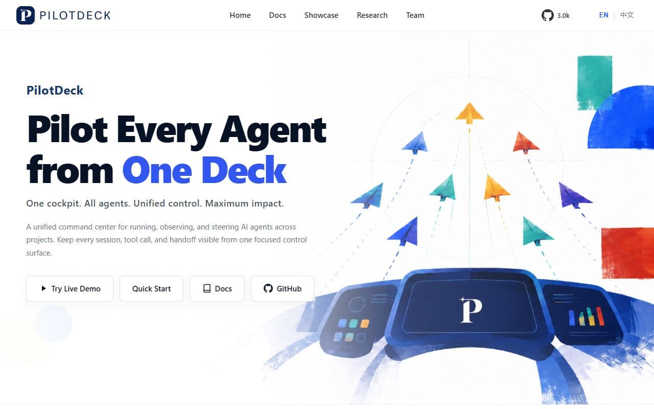 PilotDeck - Open-source agent operating system with workspace isolation, white-box memory, smart routing, and al