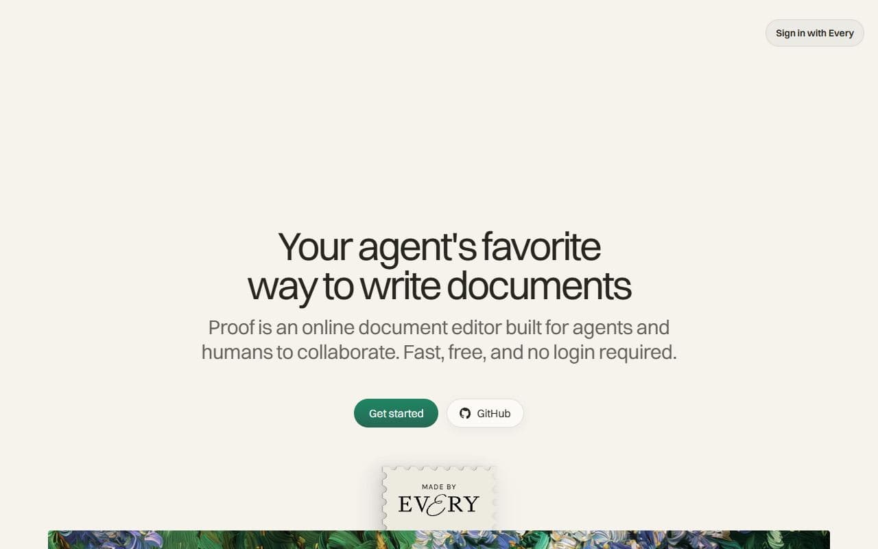 Proof - Collaborative document editor with provenance tracking and agent editing APIs.